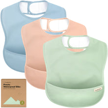 Load image into Gallery viewer, 3-Pack Presto Waterproof Bibs
