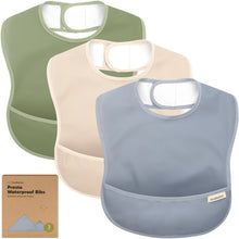 Load image into Gallery viewer, 3-Pack Presto Waterproof Bibs