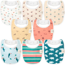 Load image into Gallery viewer, 8-Pack Urban Drool Bibs