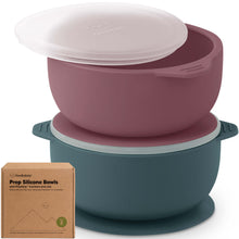 Load image into Gallery viewer, 2-Pack Prep Silicone Suction Bowls (Rocky)