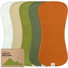 Load image into Gallery viewer, 5-Pack Urban Quin Burp Cloths