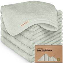 Load image into Gallery viewer, Deluxe Baby Washcloths (Dove)