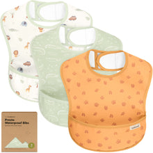 Load image into Gallery viewer, 3-Pack Presto Waterproof Bibs