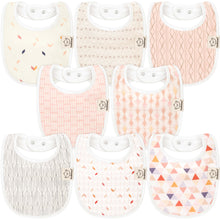 Load image into Gallery viewer, 8-Pack Urban Drool Bibs (Prism)