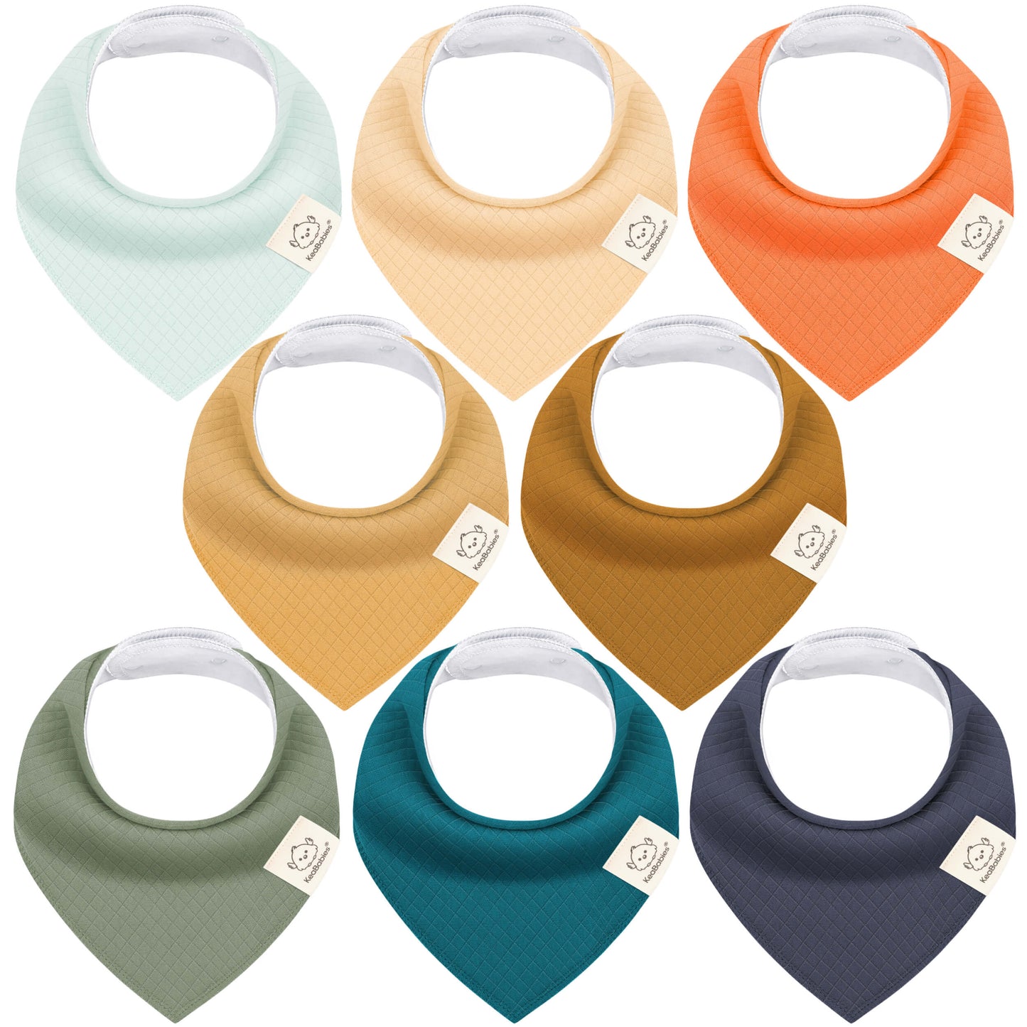 8-Pack Quin Bandana Bibs 28966094864570