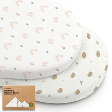Load image into Gallery viewer, 2-Pack Isla Fitted Bassinet Sheets