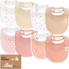 Load image into Gallery viewer, 8-Pack Urban Drool Bibs