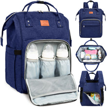 Load image into Gallery viewer, Original Diaper Bag (Marine Blue)