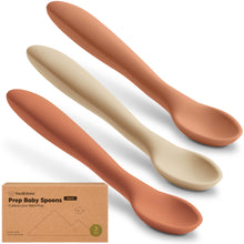 Load image into Gallery viewer, 3-Pack Prep Baby Spoons