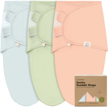 Load image into Gallery viewer, 3-Pack Soothe Swaddle Wraps