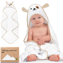 Load image into Gallery viewer, Cuddle Baby Hooded Towel (Dog)