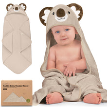 Load image into Gallery viewer, Cuddle Baby Hooded Towel (Koala)