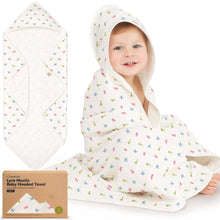 Load image into Gallery viewer, Lyra Muslin Hooded Towel