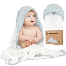 Load image into Gallery viewer, Luxe Baby Hooded Towel
