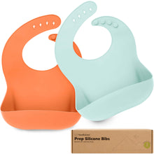 Load image into Gallery viewer, 2-Pack Prep Silicone Bibs (Amaze)