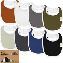 Load image into Gallery viewer, 8-Pack Urban Drool Bibs