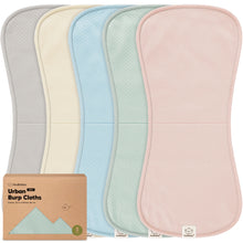 Load image into Gallery viewer, 5-Pack Urban Quin Burp Cloths