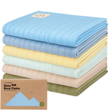 Load image into Gallery viewer, 6-Pack Shea (Stria) Burp Cloths