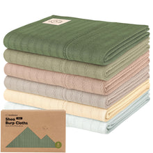 Load image into Gallery viewer, 6-Pack Shea (Stria) Burp Cloths