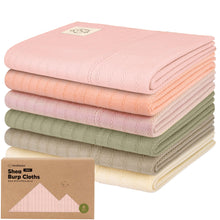 Load image into Gallery viewer, 6-Pack Shea (Stria) Burp Cloths