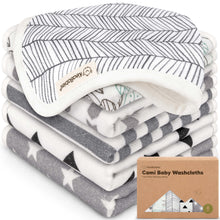 Load image into Gallery viewer, 6-Pack Cami Baby Washcloths