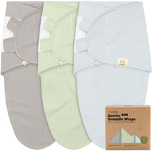 Load image into Gallery viewer, 3-Pack Soothe (Wren) Swaddle Wraps