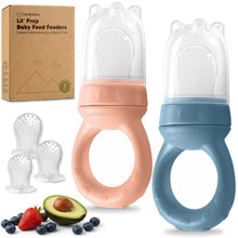 Load image into Gallery viewer, 2-Pack Lil’Prep Baby Feeders