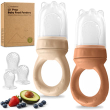 Load image into Gallery viewer, 2-Pack Lil’Prep Baby Feeders (Terracotta)