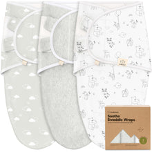 Load image into Gallery viewer, 3-Pack Soothe Swaddle Wraps (Aspire)