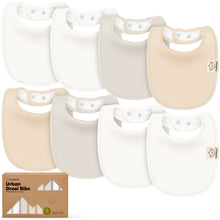 Load image into Gallery viewer, 8-Pack Urban Drool Bibs