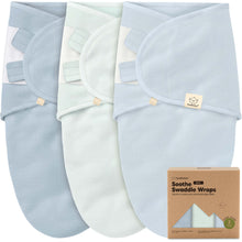 Load image into Gallery viewer, 3-Pack Soothe (Wren) Swaddle Wraps