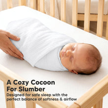 Load image into Gallery viewer, A cozy cocoon for slumber - designed for safe sleep with the perfect balance of softness and airflow.