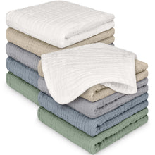 Load image into Gallery viewer, Lyra Muslin Baby Washcloths
