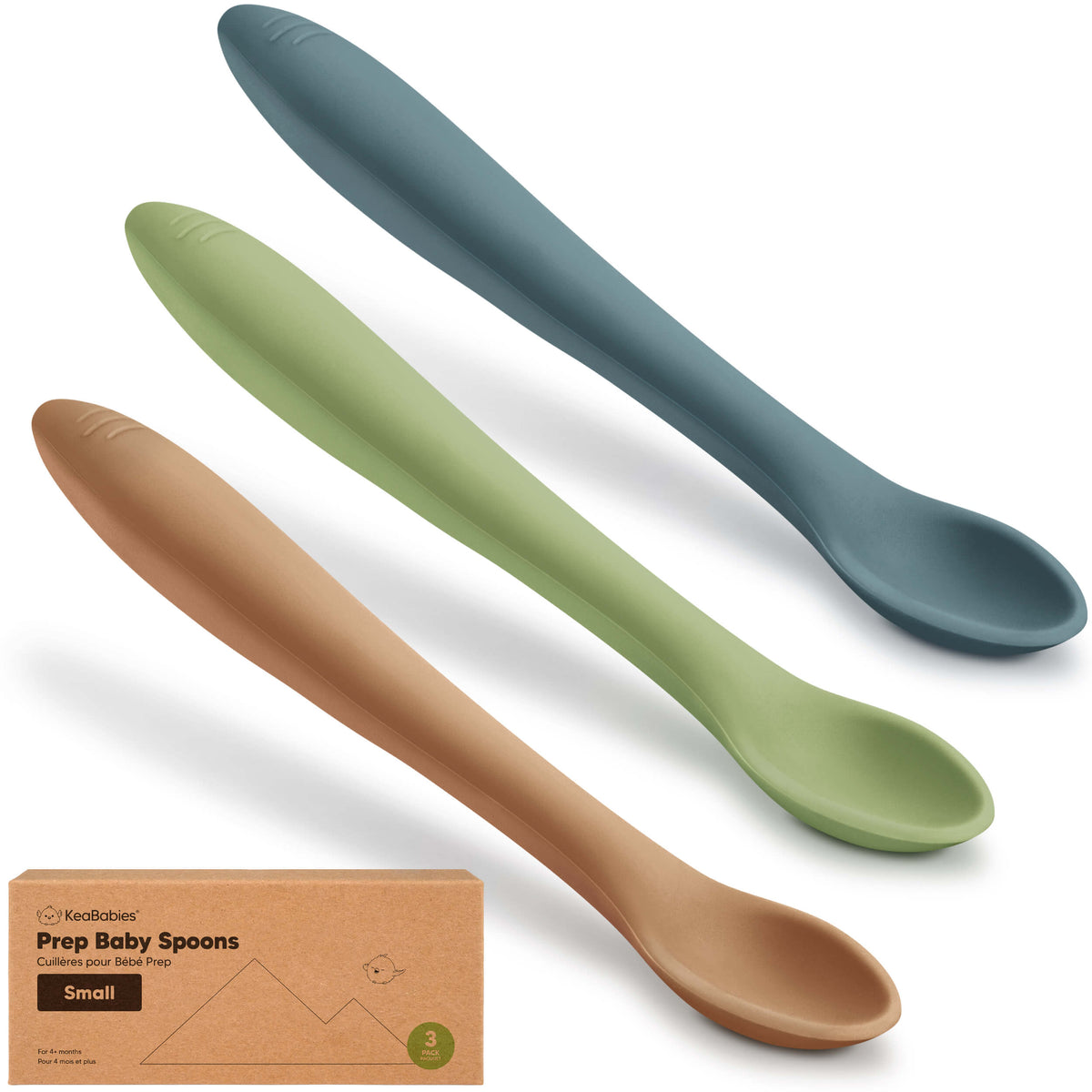 3-Pack Prep Baby Spoons 46404107600058