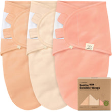 Load image into Gallery viewer, 3-Pack Soothe (Wren) Swaddle Wraps