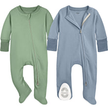 Load image into Gallery viewer, 2-Pack Soothe Baby Sleep & Play Footies
