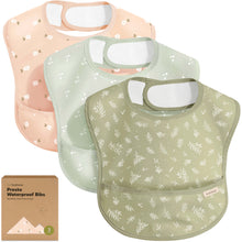 Load image into Gallery viewer, 3-Pack Presto Waterproof Bibs