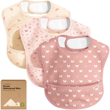 Load image into Gallery viewer, 3-Pack Presto Waterproof Bibs