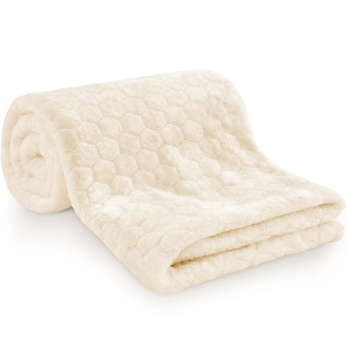 Soufflé Fleece Baby Blanket (Honey) 34399163875514