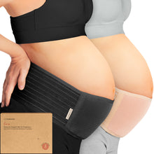 Load image into Gallery viewer, Ease maternity support belt for pregnancy, available in a 2-pack.