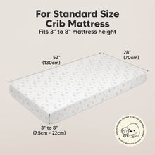 Load image into Gallery viewer, Soothe Fitted Crib Sheet (Excavation)