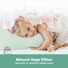 Load image into Gallery viewer, 2-Pack Toddler Pillows Without Pillowcase (Sage)