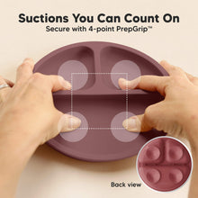 Load image into Gallery viewer, 3-Pack Prep Silicone Suction Plates (Burgundy)