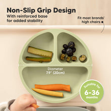 Load image into Gallery viewer, 3-Pack Prep Silicone Suction Plates (Forest)