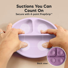 Load image into Gallery viewer, 3-Pack Prep Silicone Suction Plates with Lids (Amethyst)