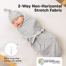Load image into Gallery viewer, 3-Pack Soothe Swaddle Wraps with Knot Hats (Aspire)