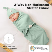 Load image into Gallery viewer, 3-Pack Soothe Swaddle Wraps with Knot Hats