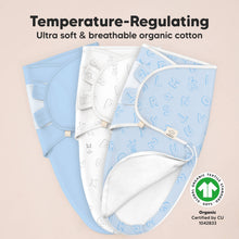 Load image into Gallery viewer, 3-Pack Soothe Zippy Swaddle Wrap (ABC Land Cloud)