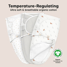 Load image into Gallery viewer, 3-Pack Soothe Zippy Swaddle Wrap (Forest)