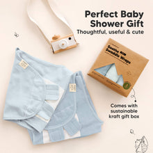 Load image into Gallery viewer, 3-Pack Soothe (Wren) Swaddle Wraps (Glacier)